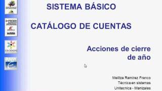 Programa contable ContaPyme  Acciones de cierre de año [upl. by Wilmar]