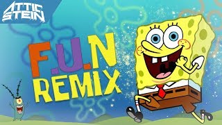 SPONGEBOB SQUAREPANTS  FUN THEME SONG REMIX PROD BY ATTIC STEIN [upl. by Lounge405]