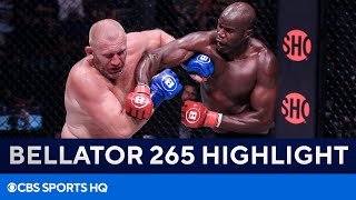 Cheick Kongo SUBMITS Sergei Kharitonov  Bellator 265 Highlight  CBS Sports HQ [upl. by Einohpets]