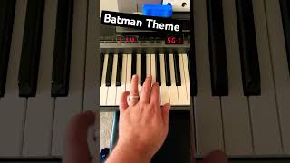 Batman Theme Piano Lesson piano batman [upl. by Shaefer368]