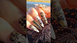 Hallo Christmas Nails  nails naildesign blingnails nailstrulyco decals nailart dipnails [upl. by Oigres821]