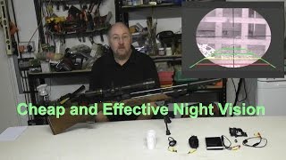 Homemade Night Vision Rifle Scope  Inexpensive [upl. by Ecirtaemed]