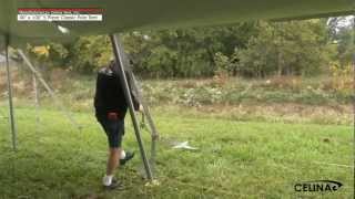 40 x 100 Classic Pole Tent 5 Piece Sectional  Installation Procedure [upl. by Mcnamara]