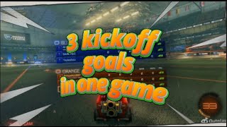 Rocket League 3 kickoff goal game [upl. by Lundquist]