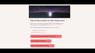 10 minutes to Install Talend Open Studio for Data Integration [upl. by Soule]