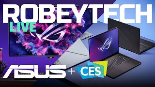 ASUS and ASUS ROG Live at CES Booth Tour and Product Overview [upl. by Ronyar808]