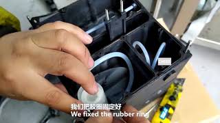 Lets watch the IMAJE 9020 machine ink core assembly and normal printing video [upl. by Ramsden]