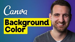 How to Change Background Color in Canva [upl. by Anirual]