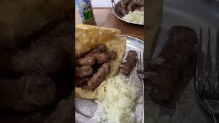 Must Try Bosnian Cevapi  Only at Bascarsija  Sarajevo [upl. by Naek228]