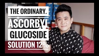 The Ordinary Ascorbyl Glucoside Solution 12  Vit C Brightening  aarontheabc [upl. by Carlynne]