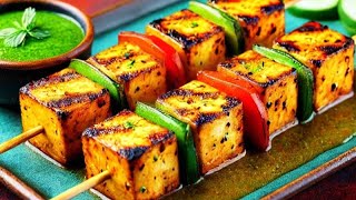 EASY PANEER TIKKA RECIPE  PERFECT GRILLED amp DELICIOUS [upl. by Attelahs]