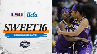 LSU vs UCLA  Sweet 16 NCAA tournament extended highlights [upl. by Philly]