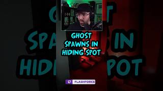 GHOST SPAWNS IN HIDING SPOT 😳  Phasmophobia shorts [upl. by Frasch]