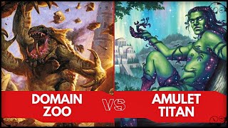 ✅amulet titan vs domain zoo mtgo modern 2024 CrisMTG77 [upl. by Atikat]