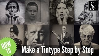 Wet Plate Collodion  How to make a tintype step by step [upl. by Fonseca]