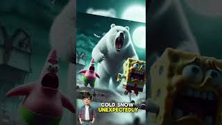 Spongebob and Patrick are afraid that a scary bear is chasing them [upl. by Ocramed]