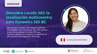 Localización de Perú en Dynamics 365 BC  Localis 365 [upl. by Lunn]