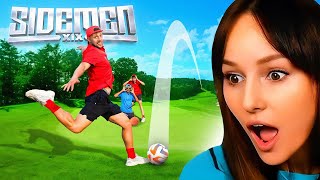 Freya Reacts to SIDEMEN ALL SPORTS GOLF BATTLE EUROPE EDITION [upl. by Dahsar]