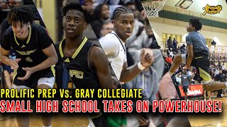 Charter School Battles Against Nationally Ranked POWERHOUSE  Prolific Prep vs Gray Collegiate [upl. by Ashly]