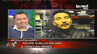 Felipe Avello saluda a Cristián quotChicoquot Pérez [upl. by Airemat]