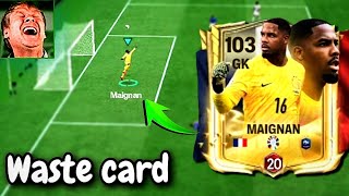 99 Rated maignan is really bad 🤦  Lets check his gameplay ✅  FC MOBILE [upl. by Asel]