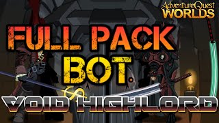 AQW VOID HIGHLORDS FULL PACK QUEST BOT  GRIMOIRE 38 [upl. by Elinet149]