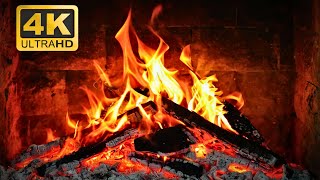 🔥 Crackling Fireplace 12 HOURS Christmas Ambience with Gentle Fire Sounds amp Cozy Logs in 4K [upl. by Bakerman]