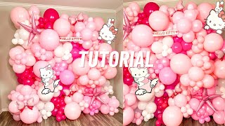 GIANT BALLOON WALL USING TEMU BALLOONS  Tutorial [upl. by Huntley304]