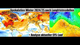 Spekulation und mögliche Wetterlagen Winter 202425  Analyse des aktuellen CFS Laufs [upl. by Eloken971]