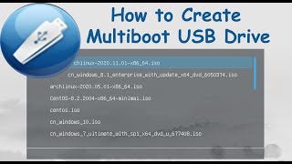 How to Create a Multiboot USB Drive  Bootable Windows and Linux USB Flash Drive [upl. by Dranoel607]