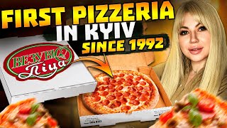 Review of the first pizzeria in Kyiv [upl. by Mccahill]