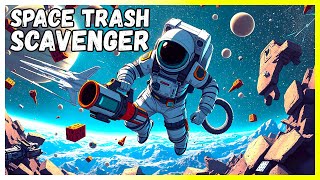 FIRST LOOK Into The FULL RELEASE Of Space Trash Scavenger NEW Open World Survival Crafter [upl. by Aiyn]