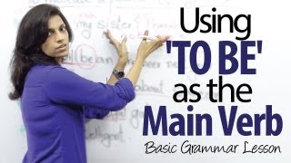 Using  TO BE  as the main verb in a sentence  Basic English Grammar Lesson [upl. by Hausner]