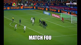 Algérie vs Nigéria 21 can 2019  présentateur du BEIN SPORTS pleure de joie [upl. by Ddart393]