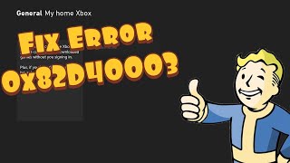 How To Fix Xbox OneSeries XS Error Code 0x82D40003 [upl. by Leahciam140]