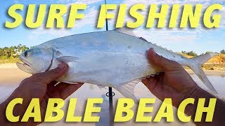 Fishing Cable Beach  Broome Western Australia [upl. by Ellerd]