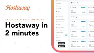 Learn about Hostaway in 2 Minutes  The Leading AllinOne Vacation Rental Software [upl. by Martainn]