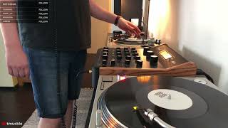 All vinyl DJ set Technics SL1200Mk2  Ortofon Nightclub  Bozak AR4 [upl. by Deenya633]