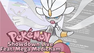 Mega Medicham Laddering Pokemon Sun and Moon OU Showdown Live WOPJellicent Smogon OU Team [upl. by Revned]