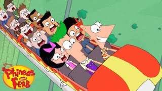 Rollercoaster  Phineas and Ferb  Disney XD [upl. by Adnahsar]