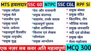 Statics Gk  SSC MTS EXAM 2024  SSC GD  NTPC EXAM  RPF Exam  SSCMTSEXAM2024 SSCGD SSCCGLEXAM [upl. by Hnahc]