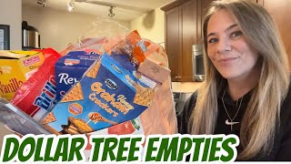 DOLLAR TREE EMPTIES  DECEMBER [upl. by Eben]