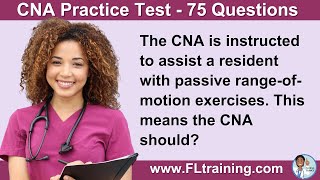 75 Practice CNA Questions 📚  Test Your Knowledge amp Ace Your Exam 🏆 [upl. by Kailey]