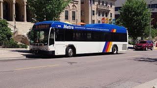 Ride On Madison Metro Transit 2010 Gillig BRT HEV 40 008 On Route 80 via Eagle Heights Full Route [upl. by Moshell877]