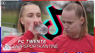 EEN HEFTIGE TIKTOKCHALLENGE DOEN🤯  De ZappsportKantine  FC Twente [upl. by Euqinomahs]