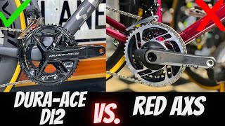 WHAT IS THE BETTER BUY SHIMANO DURAACE vs SRAM RED AXS 12speed [upl. by Duffie757]