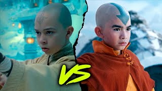 Avatar Live Action Versus🔥  10 comparisons between The last airbender and Avatar of Netflix 2024 [upl. by Ylenats68]