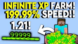 BEST MINECRAFT 121 INFINITE XP FARM Tutorial  110 Lvls In 300 Seconds [upl. by Marla]