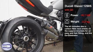 Top 7 Full Exhaust Sound Ducati Diavel 1260S  Akrapovic QD HP Corse Termignoni Zard Arrow [upl. by Jess637]