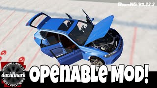 BeamNG Drive  Close the Door Bob Door Opener Mod Openable Items Mod [upl. by Selry212]